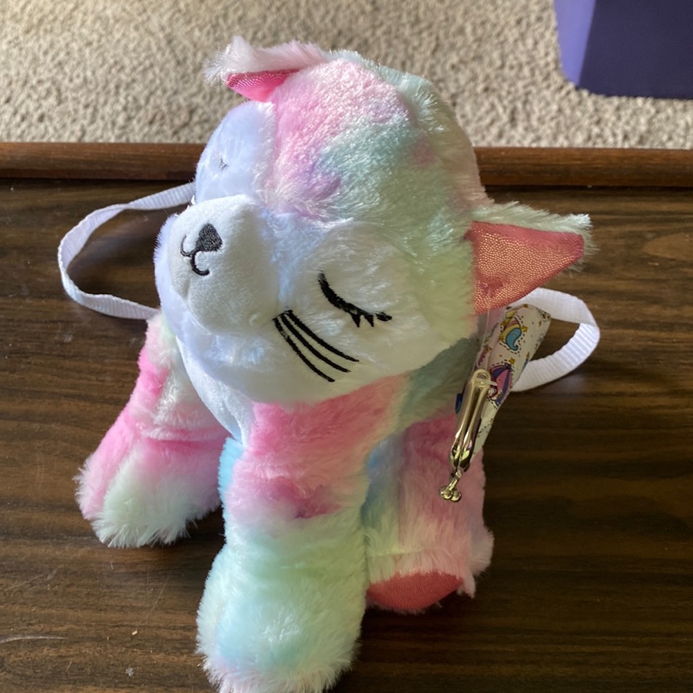 NEW Plush Cat Purse with Coin Purse
